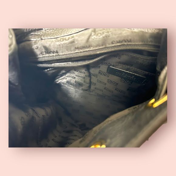 Michael Kors Black Pebbled Leather Backpack‎ - Picture 5 of 8